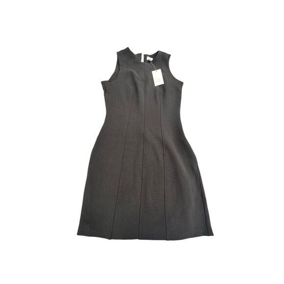 A New Day Women’s Black Sleeveless Dress Size 2 NWT Classic Work Casual Zip-Up - Picture 1 of 11